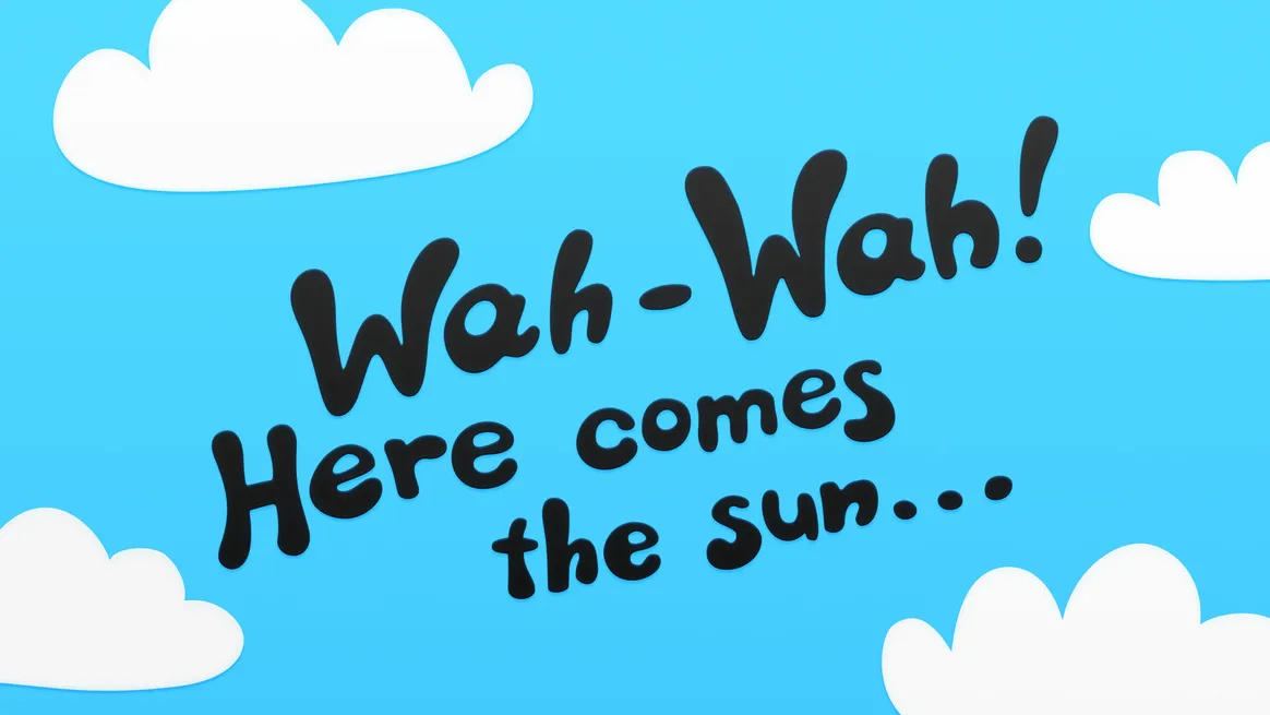 Here comes the sun... cyan 5k desktop wallpaper